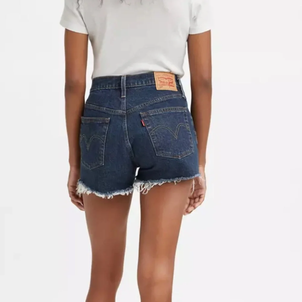 Levi's 501® Original‎ High Rise Denim Dark Wash Shorts Sz 32